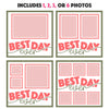 Best Day ever 3D Frame - Luxe Custom Designer