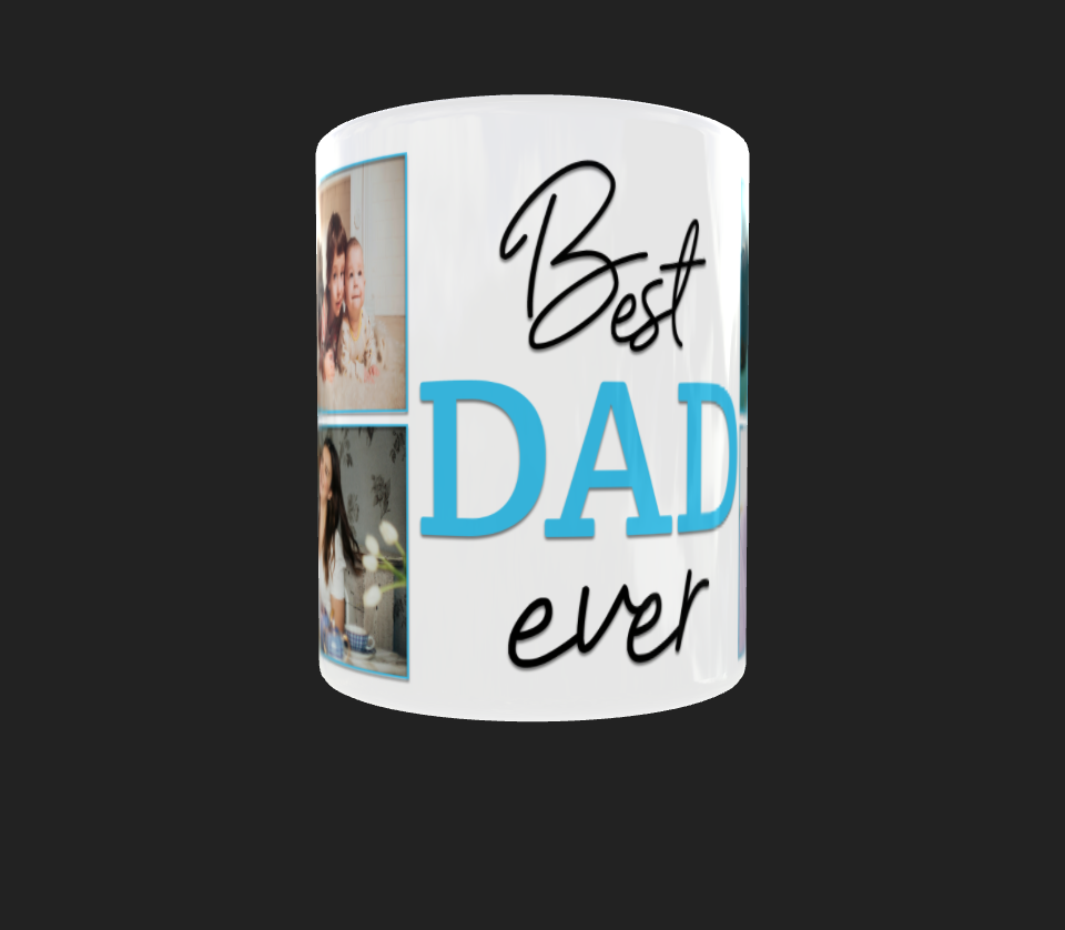 Best Dad Photo Mug - Luxe-Custom-Designer