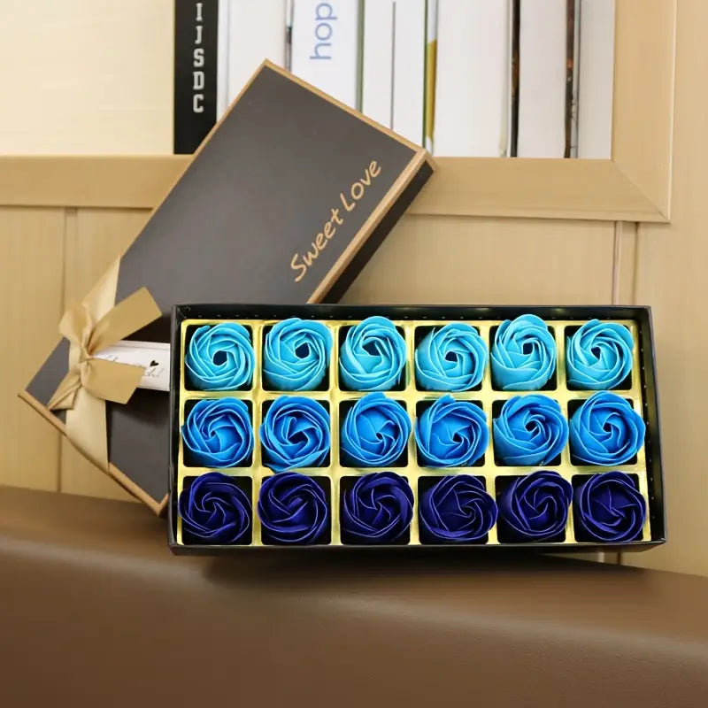 18 Piece Rose Soap Box - Luxe-Custom-Designer