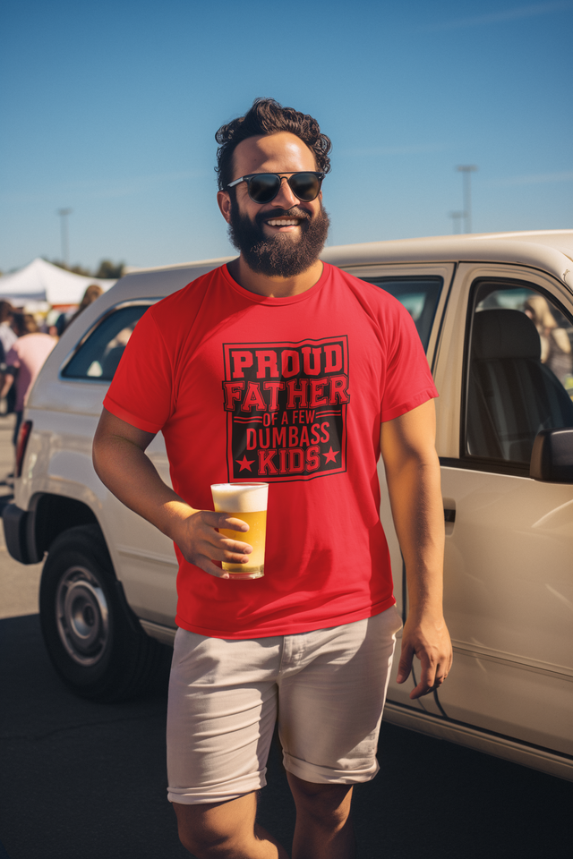 Proud Father T-Shirt - Luxe Custom Designer