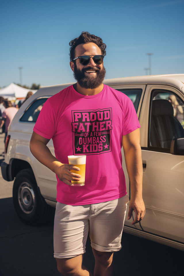Proud Father T-Shirt - Luxe Custom Designer