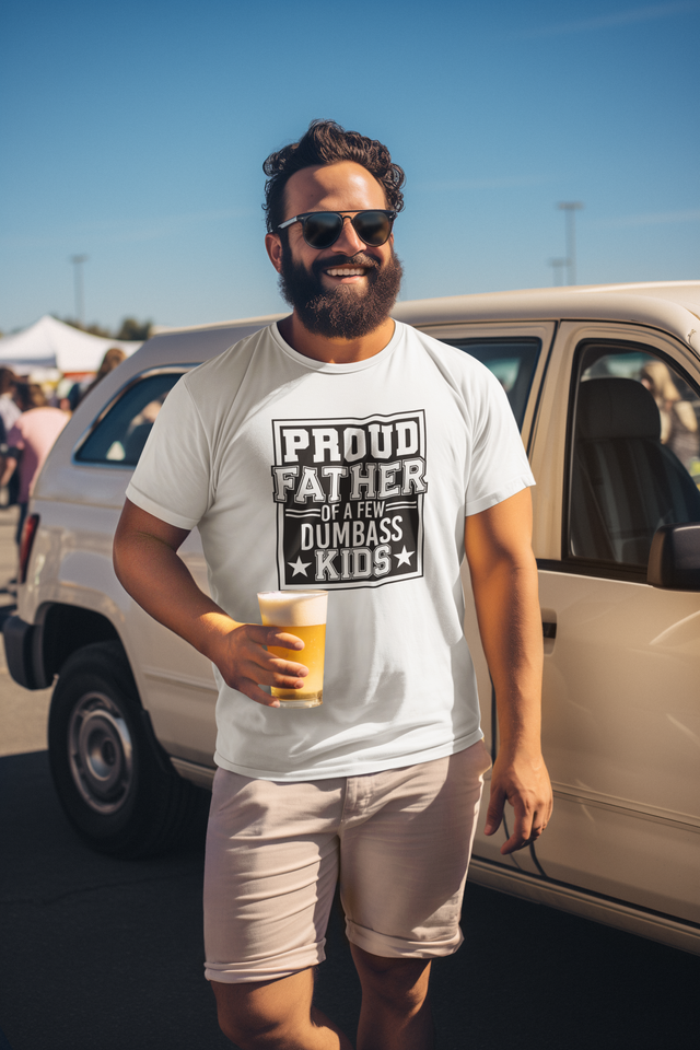Proud Father T-Shirt - Luxe Custom Designer