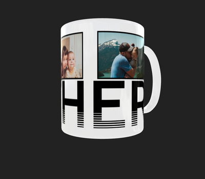 Fathers Photo Mug - Luxe Custom Designer