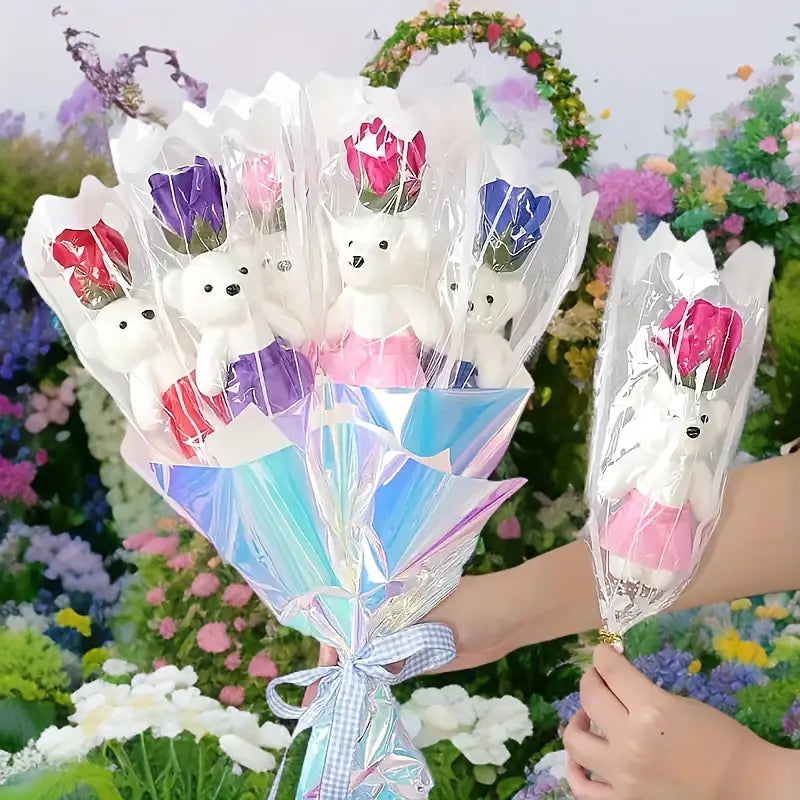 40cm Teddy Rose Gift - Luxe-Custom-Designer