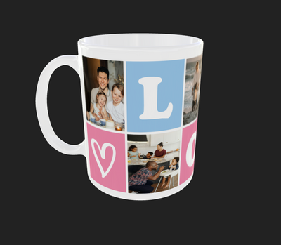 LOVE 6 Photo Mug - Luxe Custom Designer