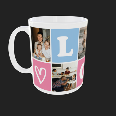 LOVE 6 Photo Mug