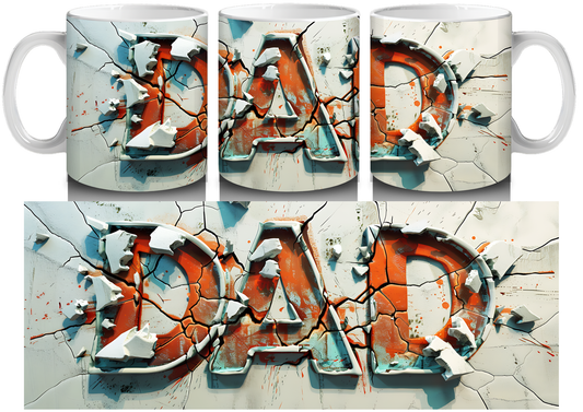 3D Dad Mug