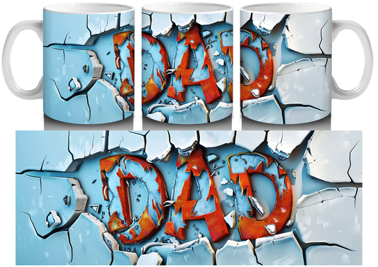 3D Dad Mug