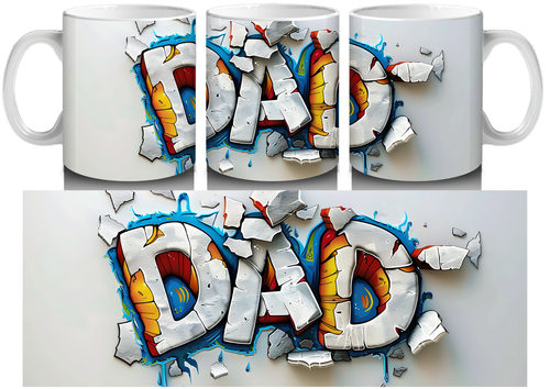 3D Dad Mugs - Luxe Custom Designer