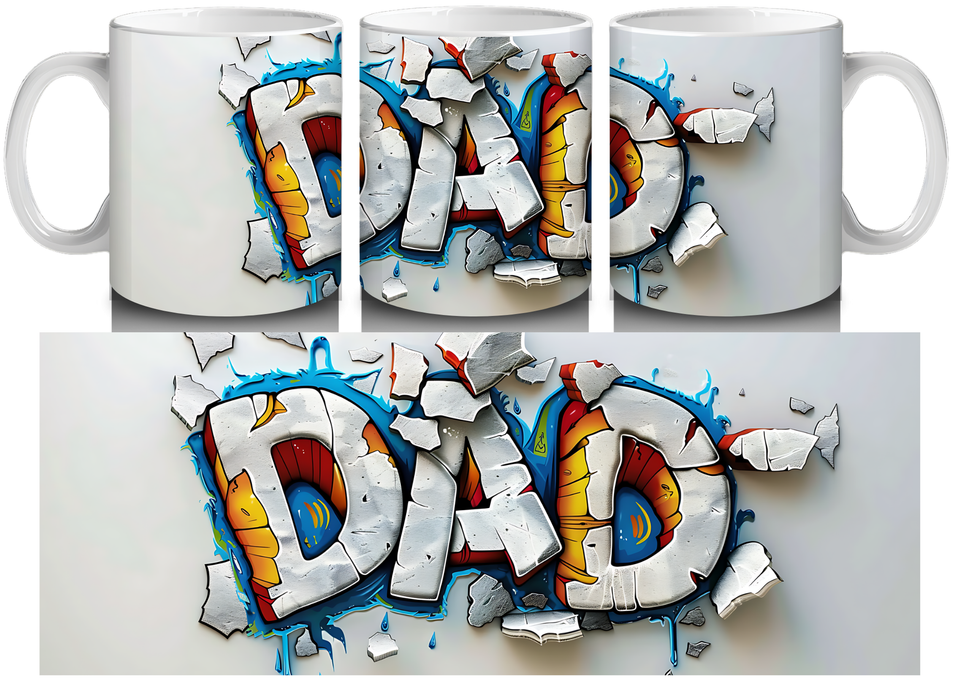 3D Dad Mugs - Luxe Custom Designer