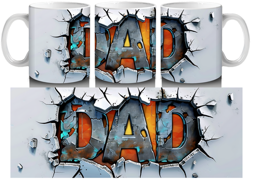 3D Dad Mug - Luxe Custom Designer
