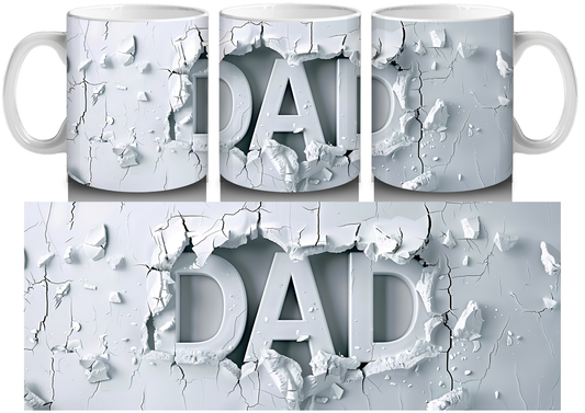 3D Dad Mug