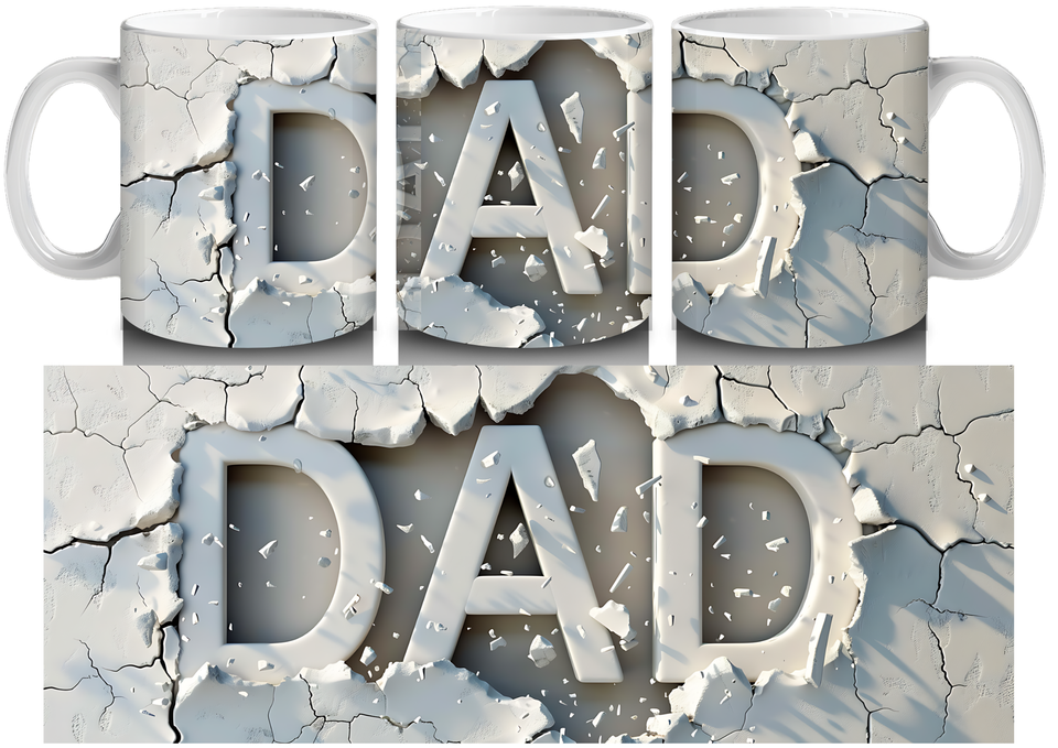 3D Dad Mug - Luxe Custom Designer