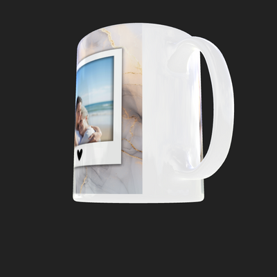 Marble Effect 3 Image Mug