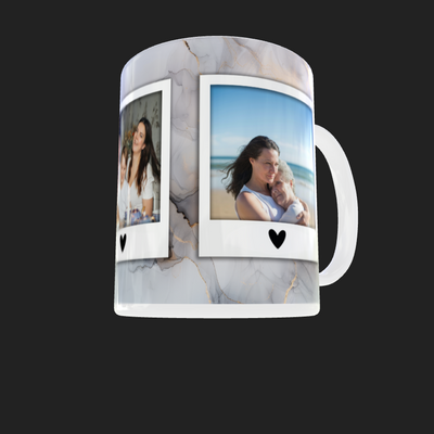 Marble Effect 3 Image Mug