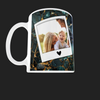 Marble Effect 2 Image mug with heart - Luxe Custom Designer