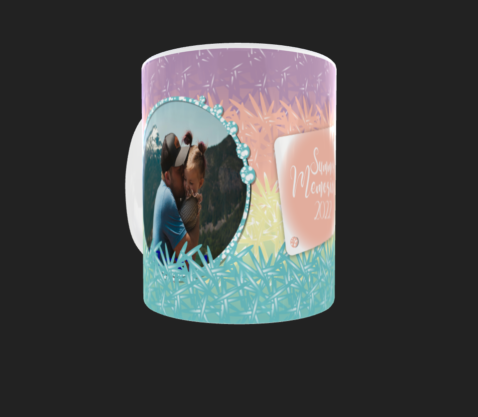 Summer Vibes Photo Mug - Luxe Custom Designer