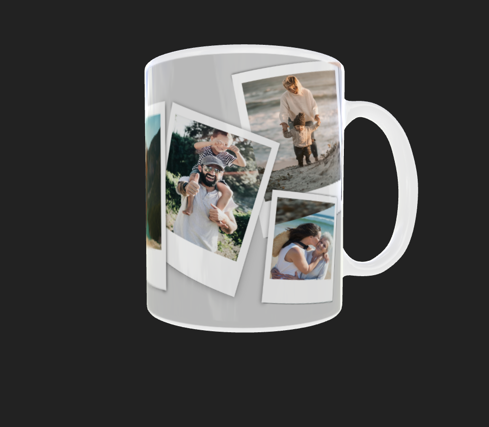 6 Panel Photo Mug - Luxe-Custom-Designer