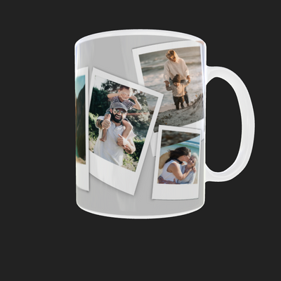 6 Panel Photo Mug