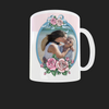 Pink & White Mothers day photo mug - Luxe Custom Designer