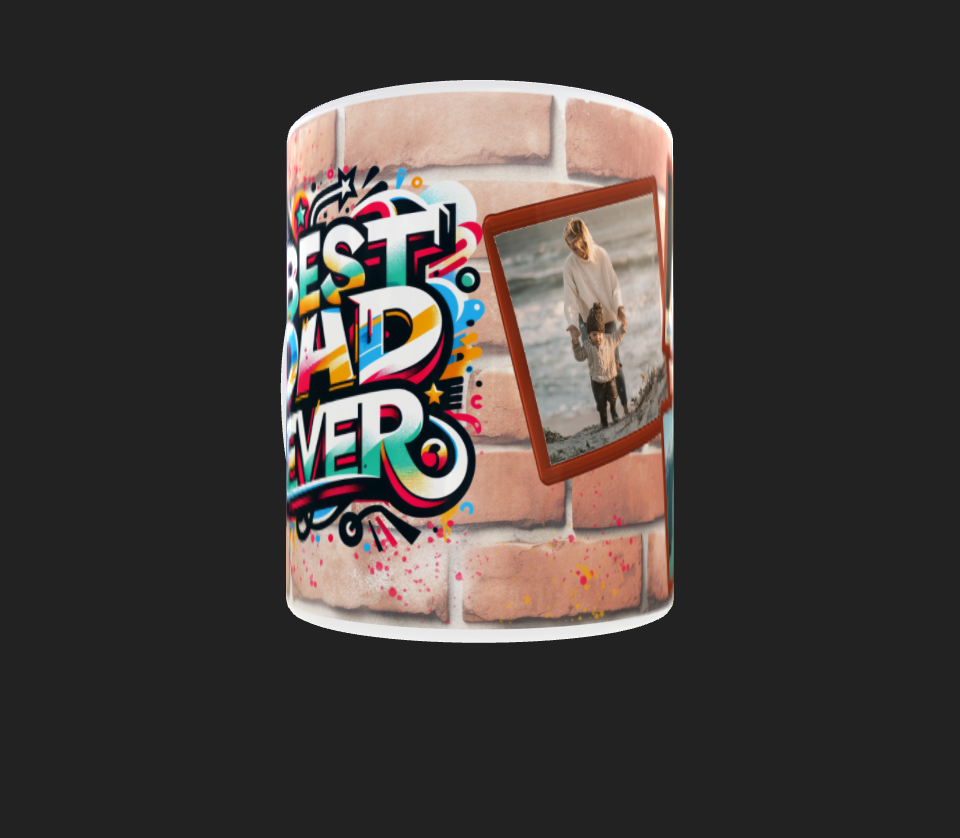 Best Dad 4 image Mug - Luxe-Custom-Designer