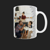 Silver Glitter pattern Photo Mug - Luxe Custom Designer