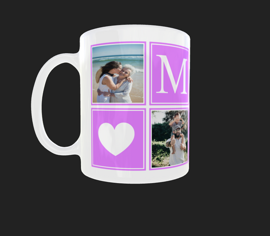 MUM Panel Photo Mug - Luxe-Custom-Designer