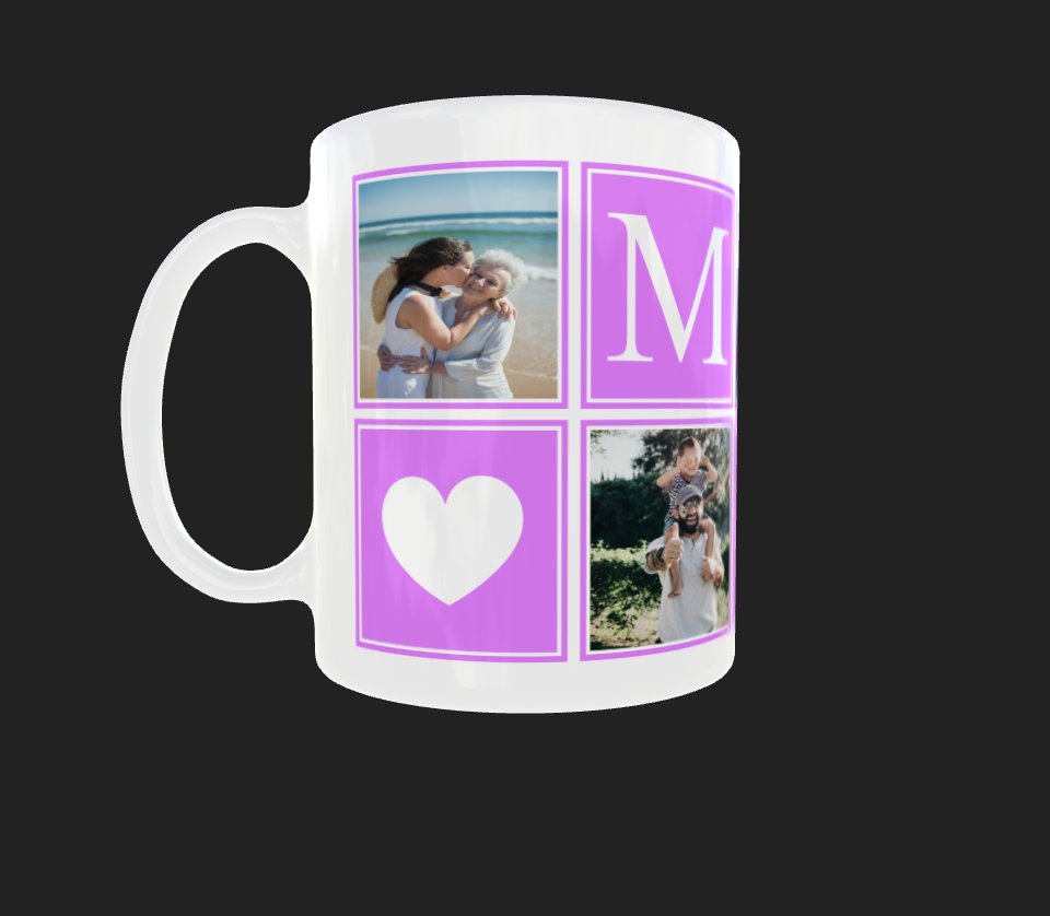 MUM Panel Photo Mug