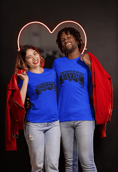 Bonnie & Clyde Matching T-Shirt set - Luxe Custom Designer