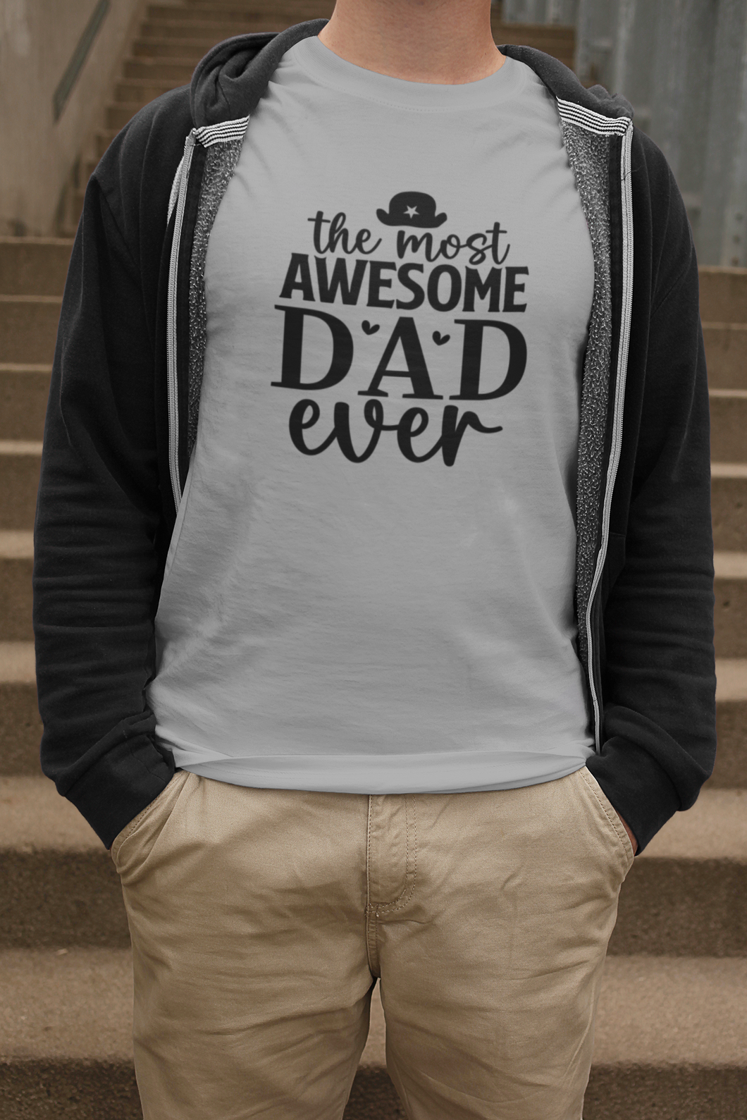 Awesome Dad T-Shirt - Luxe Custom Designer