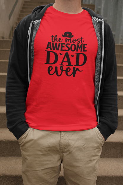 Awesome Dad T-Shirt - Luxe Custom Designer