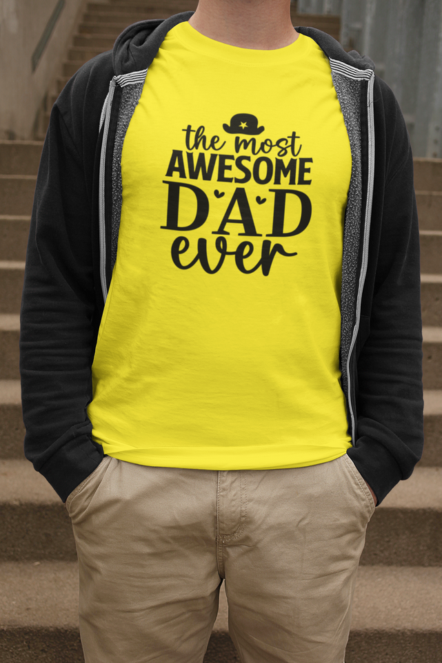 Awesome Dad T-Shirt - Luxe Custom Designer