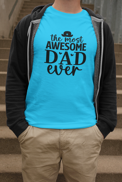 Awesome Dad T-Shirt - Luxe Custom Designer