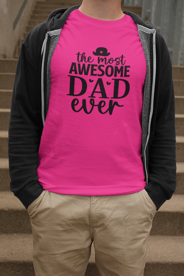 Awesome Dad T-Shirt - Luxe Custom Designer