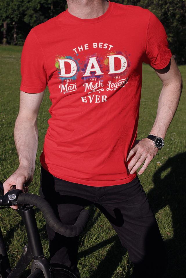 The Best Dad T-Shirt - Luxe Custom Designer