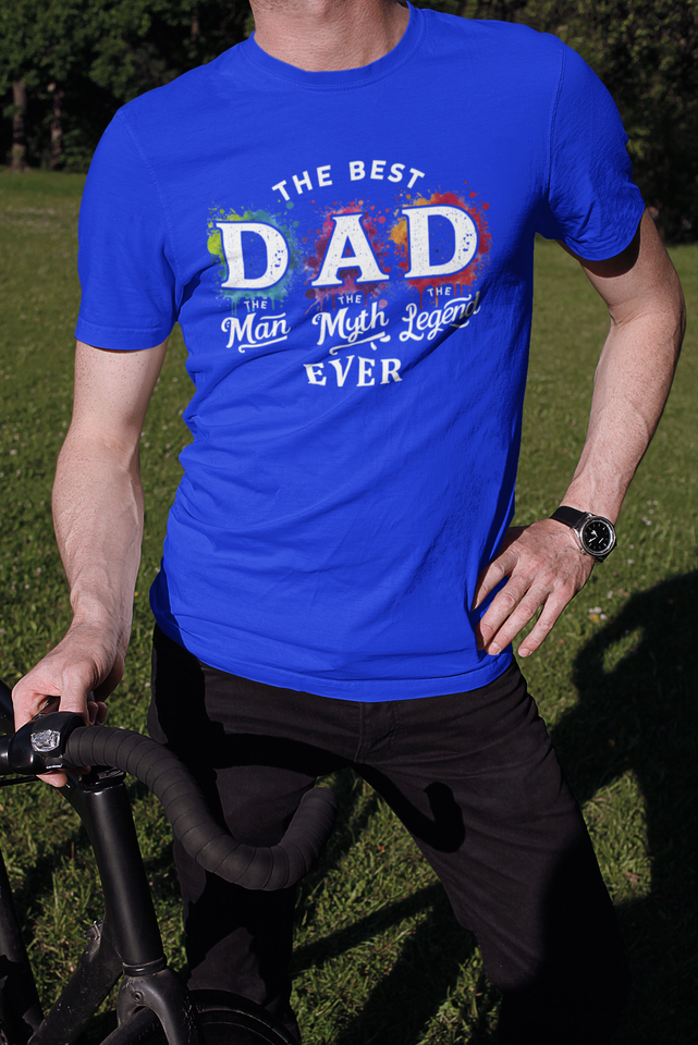 The Best Dad T-Shirt - Luxe Custom Designer