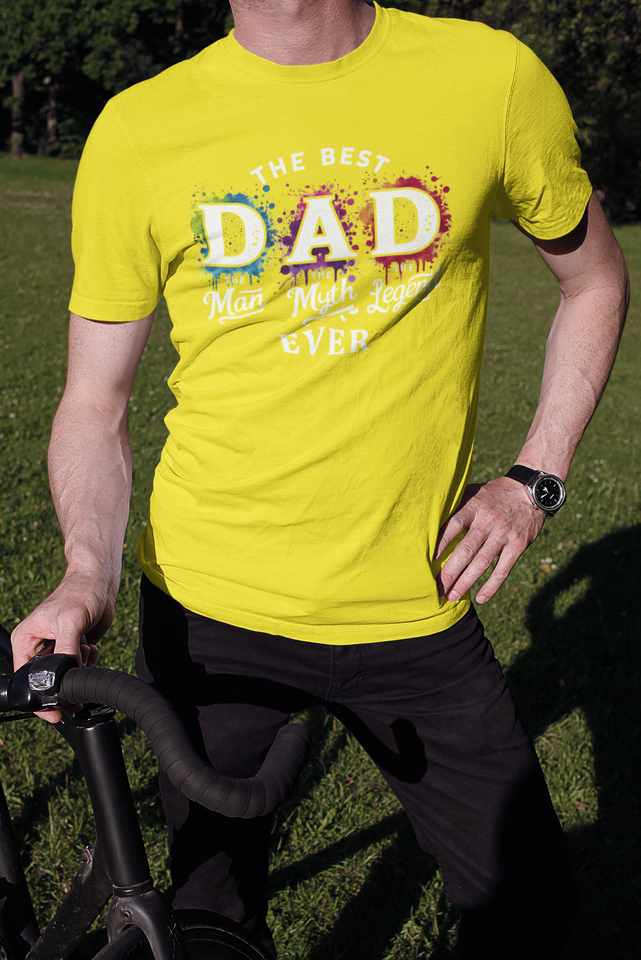 The Best Dad T-Shirt - Luxe Custom Designer