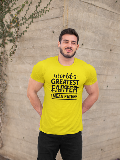 Greatest Father/Farter T-Shirt - Luxe Custom Designer
