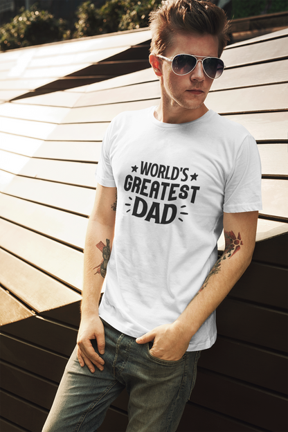 Greatest Dad T-Shirt - Luxe Custom Designer