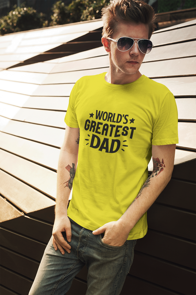 Greatest Dad T-Shirt - Luxe Custom Designer