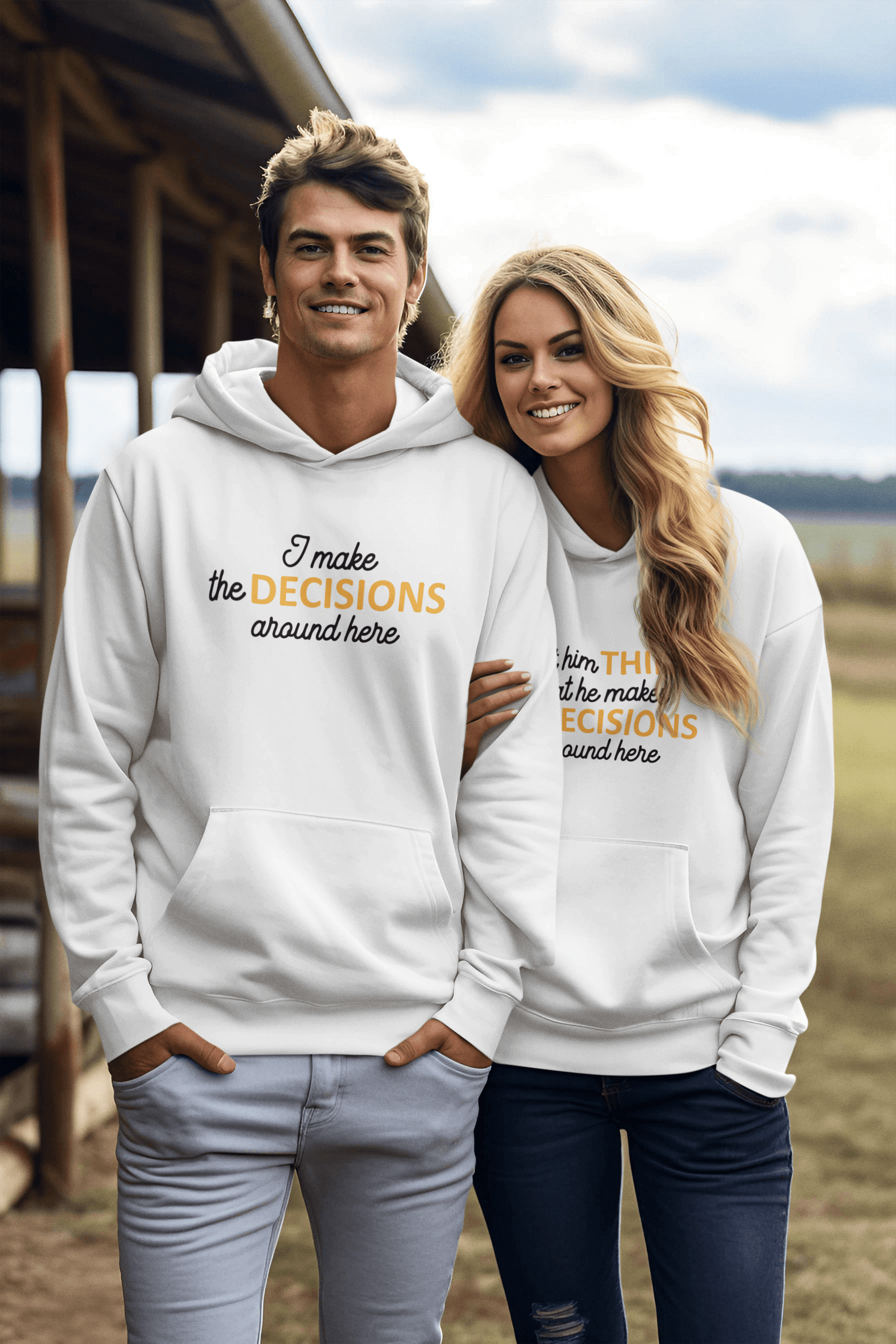 I make the decisions Matching Hoodie Set - Luxe-Custom-Designer