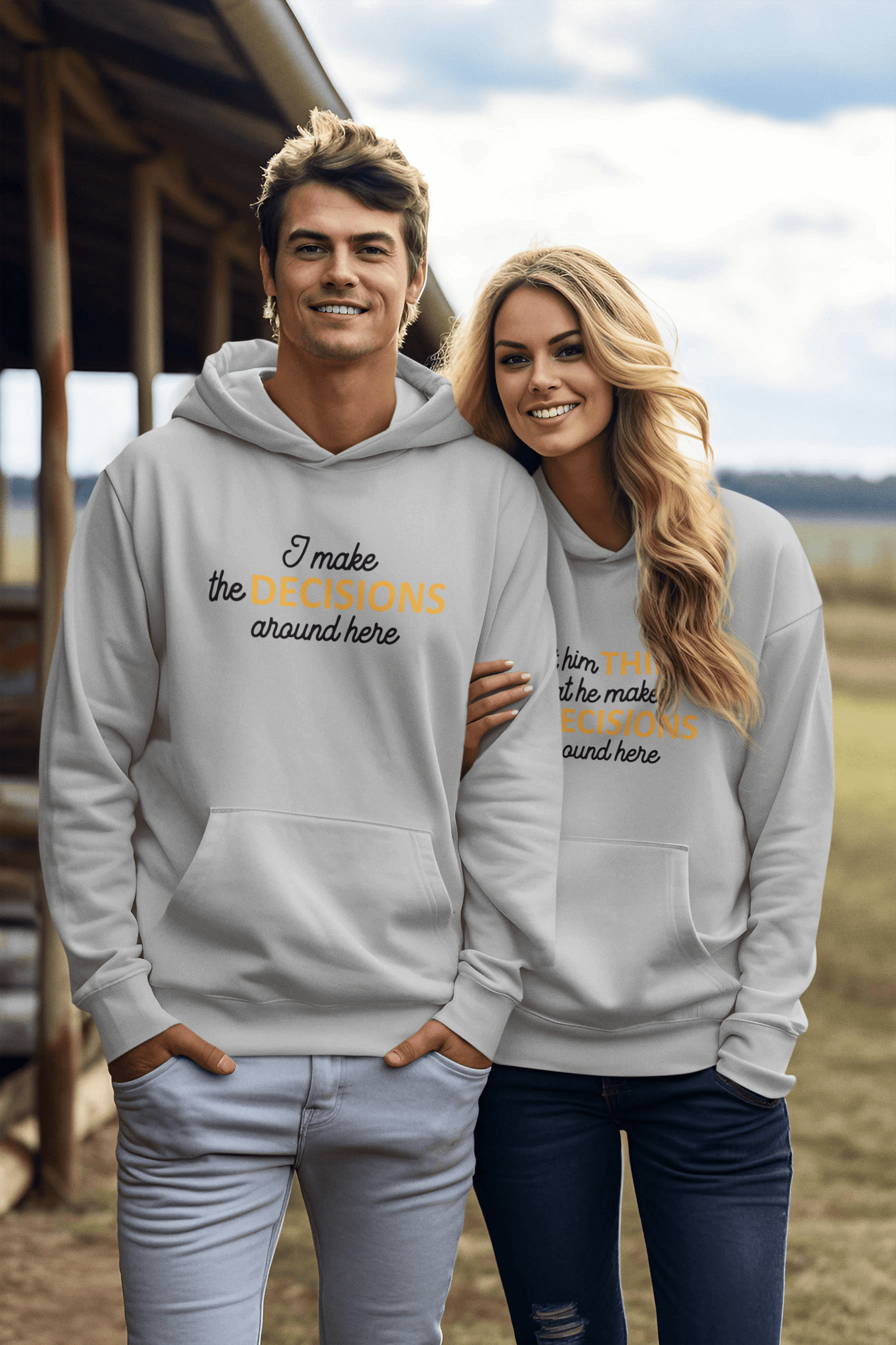 I make the decisions Matching Hoodie Set - Luxe-Custom-Designer