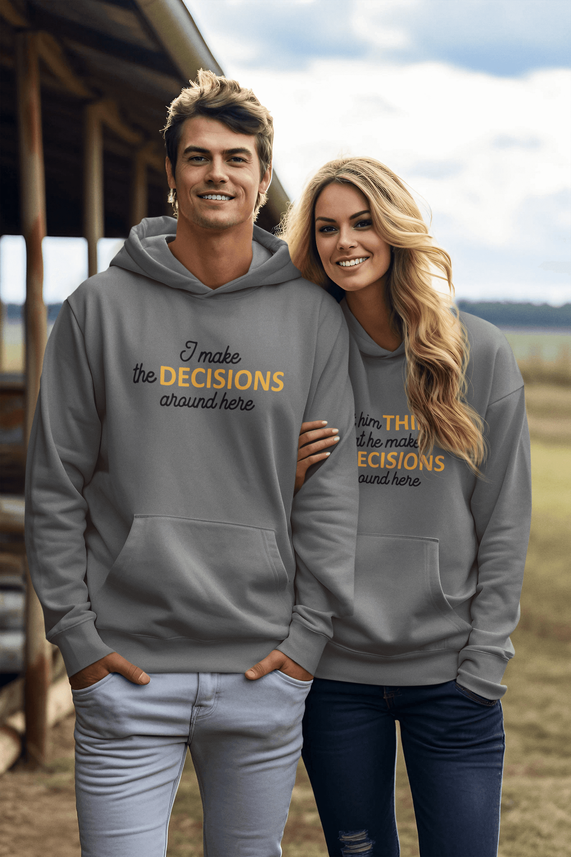 I make the decisions Matching Hoodie Set - Luxe-Custom-Designer