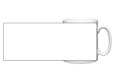 15oz Personalised Mugs - Matte Black Colour Changing Design - Luxe Custom Designer