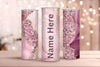 20oz Skinny Tumbler - Pink - Luxe Custom Designer