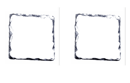2x Slate coaster - Luxe-Custom-Designer