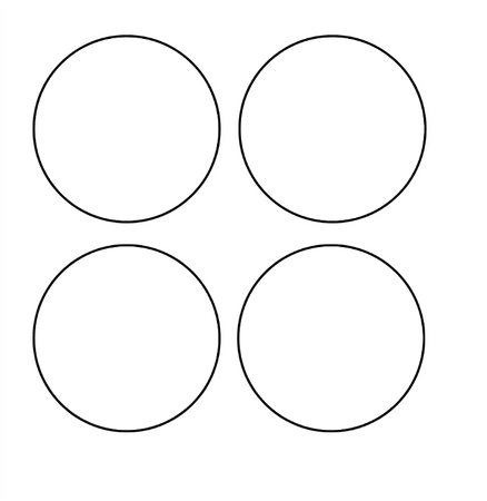 4x Ceramic coasters - Luxe Custom Designer