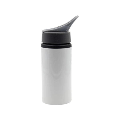 500ml Portable Aluminium Bottle - White - Luxe Custom Designer