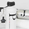 Aluminium Water Bottle 500ml White - Luxe Custom Designer