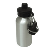 Aluminium Water Bottle 600ml Silver - Luxe Custom Designer